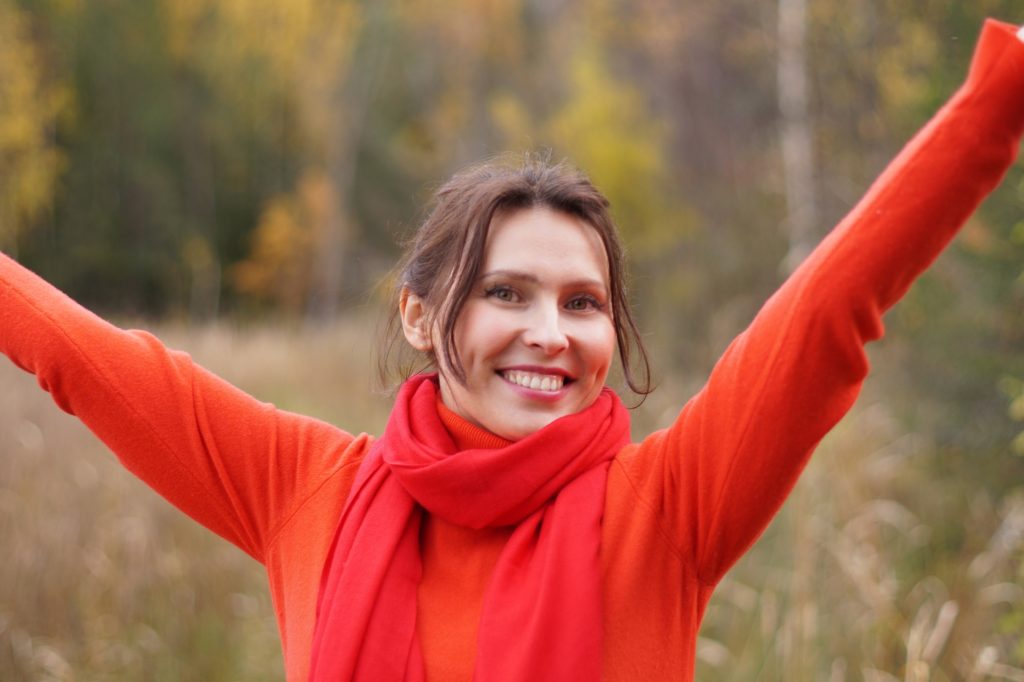 Smiling woman